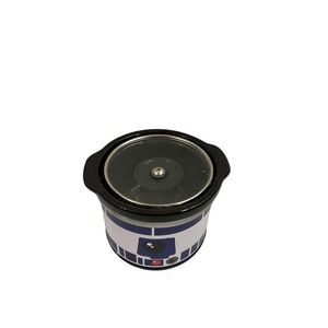 Star Wars R2-D2 Slow Cooker 0.65qt White Blue Droid Mini Crockpot Unisex